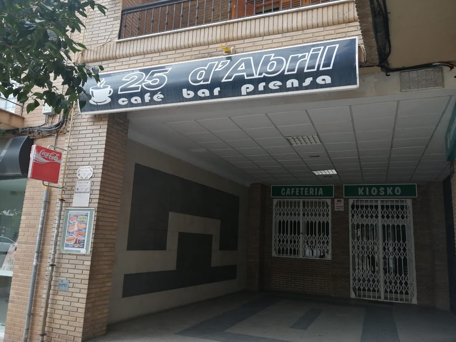 Cafetería 25 d'Abril Puçol